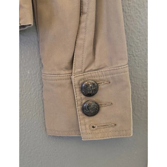 Y2K Old Navy Womens Size Medium Military Button Up Jacket Preppy Academia - Picture 6 of 11